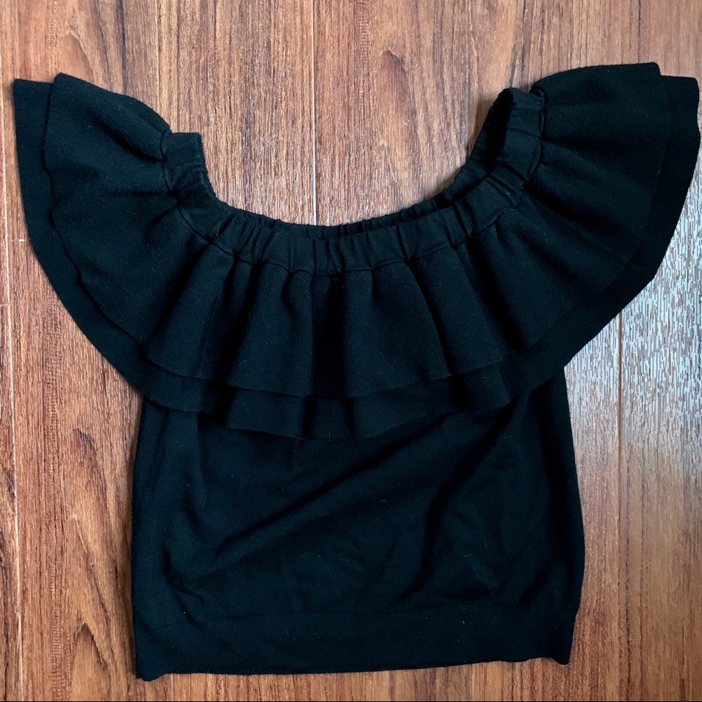 J CREW Ruffle Top